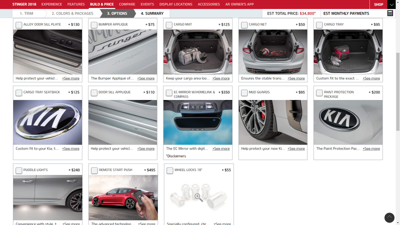 Illustration for article titled The Kia Stinger build and price is live!